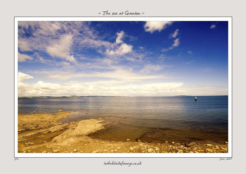 The sea at Granton