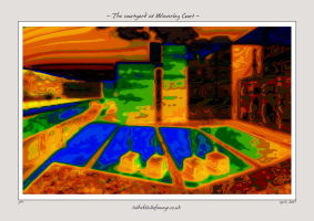 The courtyard at Waverly Court